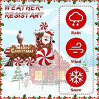Wettarn 6 Pcs Christmas Train Yard Signs with LED Lights Stakes,Santa - Image 6