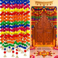Suncalla 12 Pcs Holi Decorations Marigold Garland 4 ft Long, Bright by Unknown