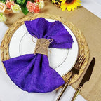Natural Burlap Napkin Rings Set of 200 pcs with Jute Rope,Disposable Napkin Bands Bulk,Rustic Serviette Ring for Tables,Decorations,Wedding,Dinner,Country Party Decor - Image 7