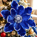 8PCS Large Christmas Magnolia Flowers for Christmas Tree Wreath by FaylifewayDecoryourLife
