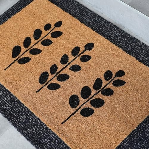 THEODORE MAGNUS Door Mat - Welcome Mat for Front Door with Non-Slip Backing - Durable Spring & Summer Doormat - Perfect for Outside Entrance Matt - Outdoor/Indoor - Silhouette Garden - 17" x 30" - Image 3