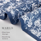 FINGERCRAFT Cloth Napkins Set of 12 Cotton Linen, 20x20 Inch, Marlo Thomas - Image 5