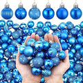 Shappy 216 Pcs Mini Christmas Ball Ornament 1.18 Inch,Royal Blue by Shappy