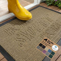 GORILLA GRIP WeatherMAX Door Mat, Indoor Outdoor, 29x17, Home Sweet Home by GorillaGrip