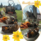 3 Tiered Wood Farmhouse Tray Stand Serving Tray for Cupcake & Home Display - Image 2