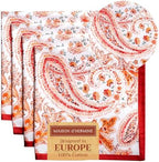 Maison d' Hermine Cloth Napkins Set of 4 Reusable 100% Cotton (20" x 20") by MaisondHermine