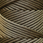 Makromecity, 2 Skeins of Polyester Macrame Cord 3mm x 131 Yards (394 feet) 3mm Polypropylene Olive Drab Macrame Cord Crochet Macrame Bag Cord Crafts for Wall Hangings, Bags, Underplate, Rug - Image 2