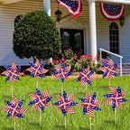 24PCS Fourth of July Decorations American Pinwheels 4th July Outdoor Decor - Image 4