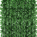 720 Feet 96 Pack Fake Greenery Hanging Garland, Ivy Leaf Plants, Vine Leaves, Fake Flowers Foliage for Bedroom Garden Wall Decor by ZYIGYI