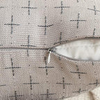 MIULEE Pack of 2 Decorative Burlap Linen Throw Pillow Covers Modern Farmhouse Pillowcase Rustic Woven Textured Cushion Cover for Sofa Couch Bed 20x20 Inch Light Grey - Image 3