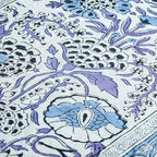 CPC Indigo Blue Block Print Cotton Table Runner 16x90 Inch Long Runner - Image 7