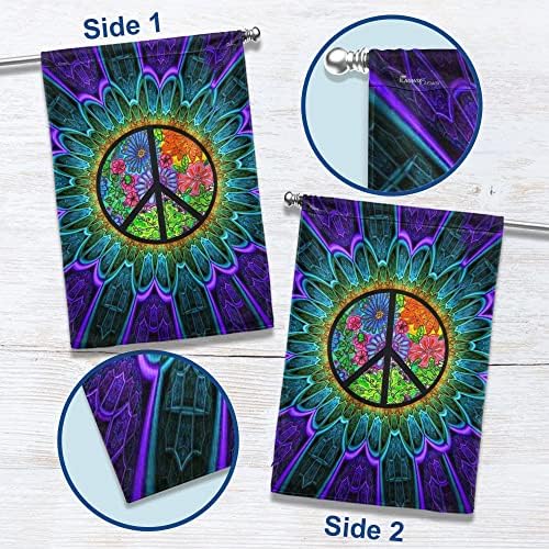 FLAGWIX Hippie Flags, Something To Brighten Your Day House Flag 29.5"x39.5" - Image 2