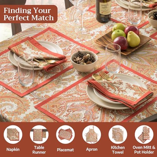 Maison d' Hermine Table Cloth Square Table Reusable 100% Cotton 60"x60" - Image 4