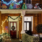 TRWYMZ Christmas Decorations - 16" Christmas Window Silhouette Lights - Image 4