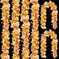 CQURE 6 Pack Fall Leaf Garland with Lights,35.4Ft 60LED Fall Decorations Maple Leaves String Lights, Artificial Autumn Garland for Thanksgiving Halloween Harvest Home Party by CQURE