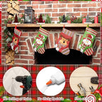 Hicarer 4 Pack Christmas Tree Stocking Holders for Fireplace Mantel - Image 6