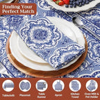 Maison d' Hermine Cloth Napkins Set of 4 Reusable 100% Cotton (20" x 20") - Image 4