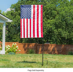 Evergreen Oversized Metal Outdoor Flag Stand 7-Feet Tall & 40-Inch Wide | Sturdy 5 lbs Solid Steel Black | Fits 3x5 and Smaller American Flag and Seasonal | Home Garden Planter House Décor - Image 5