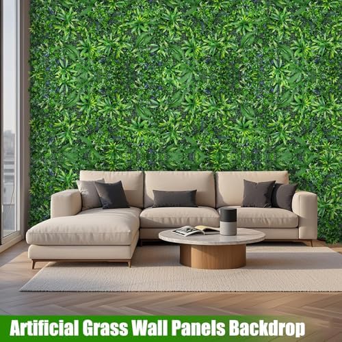 Grass Wall Panels 40"x120"(33.33 SQFT)UV-Anti Hedge Boxwood Roll - Image 5