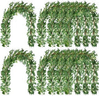 Yunlly 48 Pack Artificial Willow Leaves Garland 269 Ft Greenery Vines Decor by Yunlly
