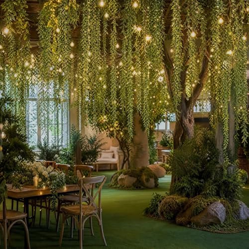 68.9ft Artificial Hanging Willow Vine Greenery Jungle Party Classroom Decor - Image 6