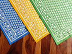 ATOSII Queen Green 100% Cotton Fall Cloth Designer Dinner Napkins, Handblock Print, Washable Durable Linen for Everyday Use Wedding Parties Outdoors Christmas Thanksgiving I 20 X 20 Inches I Set of 4 - Image 6