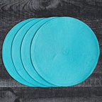 Now Designs Disko Round Placemats, Turquoise, Set of 4 - Image 5