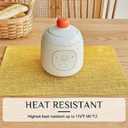 Softalker Faux Linen Cloth Placemats Set of 8-12 x 18 Inch, Mustard - Image 3