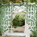 Alotiki Fake Vines, 60 Pack 420 Feet Artificial Ivy Garland Vines for Bedroom Decor, Hanging Vines for Party Wedding Christmas Decoration,Fake Leaves for Outdoor Patio Garden - Image 6