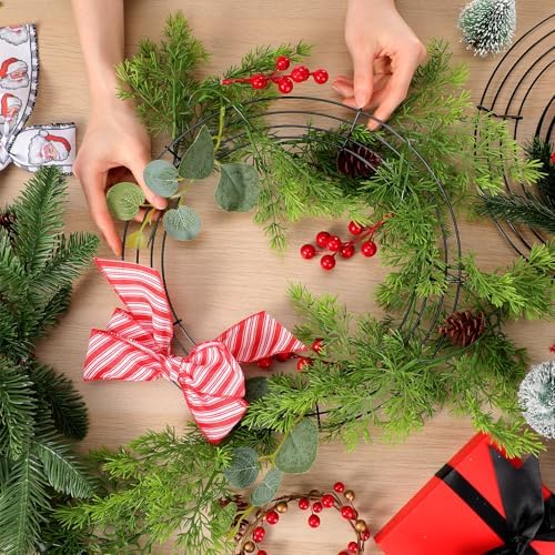 12 Pack Wire Wreath Frames 8 12 16 Inch with Paddle Wire and Tool - Image 5