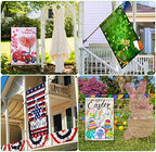 Shimeyao 12 Pack Seasonal Yard Flags 28x40 in Double Sided Fall Holiday - Image 5