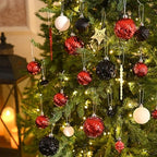 Valery Madelyn 100ct Christmas Tree Decorations Variety Ball Ornaments Set - Image 2