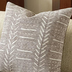 BlissBlush Decorative Long Lumbar Pillow Cover 14x36 for Bed, Taupe Soft Woven Chenille Accent Pillow Cover for Bedroom Couch Sofa, Textured Farmhouse Boho Cushion Cover - Image 4