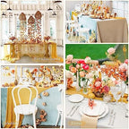 35x72 Inch Mustard Cheesecloth Table Runner Fall Thanksgiving Boho Decor - Image 6