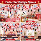 40 Pcs Circus Ceiling Party Decoration, Carnival Clown Hanging - Image 6