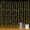 Unittype 15 Pcs 6.6 ft Fake Vines with Lights for Bedroom 300 LED, Ivy Leaf by Unittype