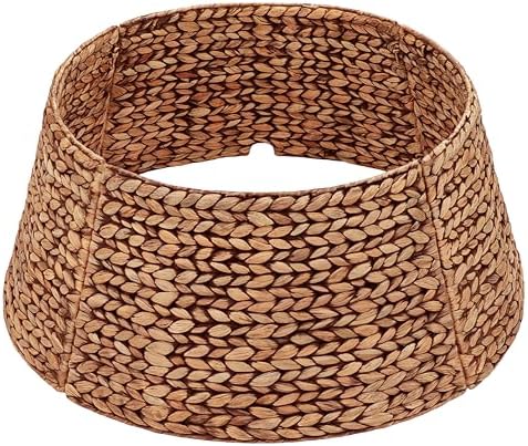 CENBOSS Rattan Christmas Tree Collar, Brown Wash, 42 inch by CENBOSS