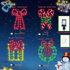 TRWYMZ Christmas Decorations - 16" Christmas Window Silhouette Lights - Image 2