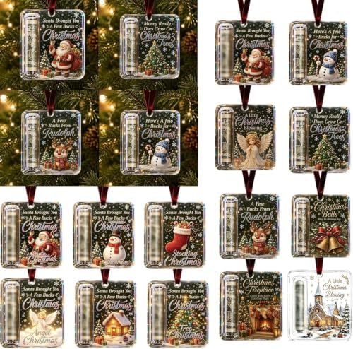 14Pcs Christmas Money Holders for Cash | Cash Gift Holder Ornament by Unknown