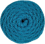 Pepperell Bonnie Braid Macrame Cord | 6mm x 100yd | Sapphire (Value 2-Pack) | Twisted Polypropylene Cord for DIY Crafts, Plant Hangers, Wall Hangings, Crochet & Macrame | Long-Lasting, Vibrant Color - Image 4