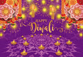 Diwali Party Backdrop Indian Pooja Traditional Decoration 10x10ft by Pnylzzyxh