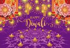 Diwali Backdrop Decorations for Home Happy Diwali Banner 10x8ft by Pnylzzyxh