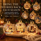 Glowing Christmas Story Ornaments, 9-Piece Light Up Mini Scene Set (Set E) - Image 7
