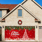 WovWeave Merry Garage Door Cover Banner, 7 x 16 ft - Image 4