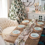 13'' Round Woven Placemats Plate Chargers Set of 6, Boho Farmhouse Rustic Woven Place Mats for Dining Table Decoration, Rattan Wicker Table Mats Jute Braided Chargers for Dinner Plates - Image 6