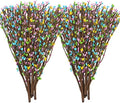 Juinte 30 Packs Easter Berry Garland Artificial Sprays Wire Spring Pip Berry Decorative Garland Picks Floral Pip Picks Stems for Easter Crafts Floral Arrangement Wreath Making by Tianxunewtig