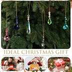Landical 24 Pcs Crystal Christmas Ornaments Hanging,Mixed Color - Image 6