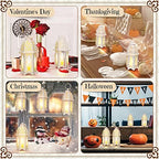Potchen 12 Pcs Moroccan Lanterns White Candle Lantern Holders, 2.7" x 6.3" - Image 5