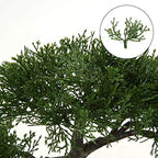 Artificial Bonsai Tree Juniper Faux Plants Indoor Small Fake Plants Decor with Ceramic Pots for Home Table Office Desk Bathroom Shelf Bedroom Living Room Farmhouse Decorations - Image 5