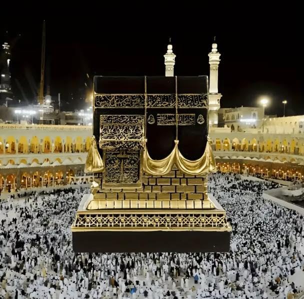 Islamic Kaba Replice Model,Muslim Turkish Home Table Decorations,Islamic Ramadan Showpiece,Golden Black Islamic Prayer House Model,Eid Ramadan、umrah Gift (Golden Black) - Image 6
